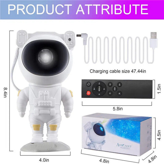 Astronaut LED Starry Galaxy Projector Night Lamp 